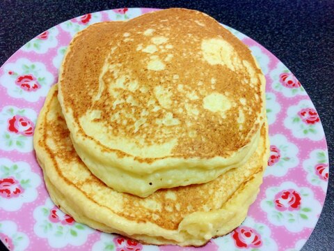 豆腐と豆乳のずっしりもっちりパンケーキ